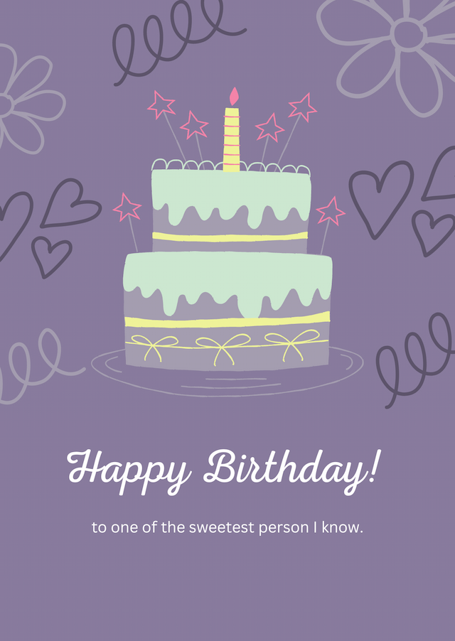 Happy Birthday Card with Crypto Coin